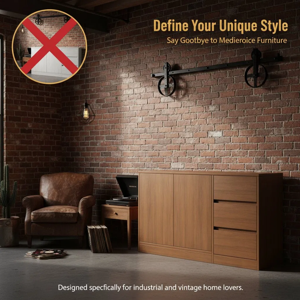 Multi-Scene Wooden Storage Unit for Entryway Indoor Organization Furniture