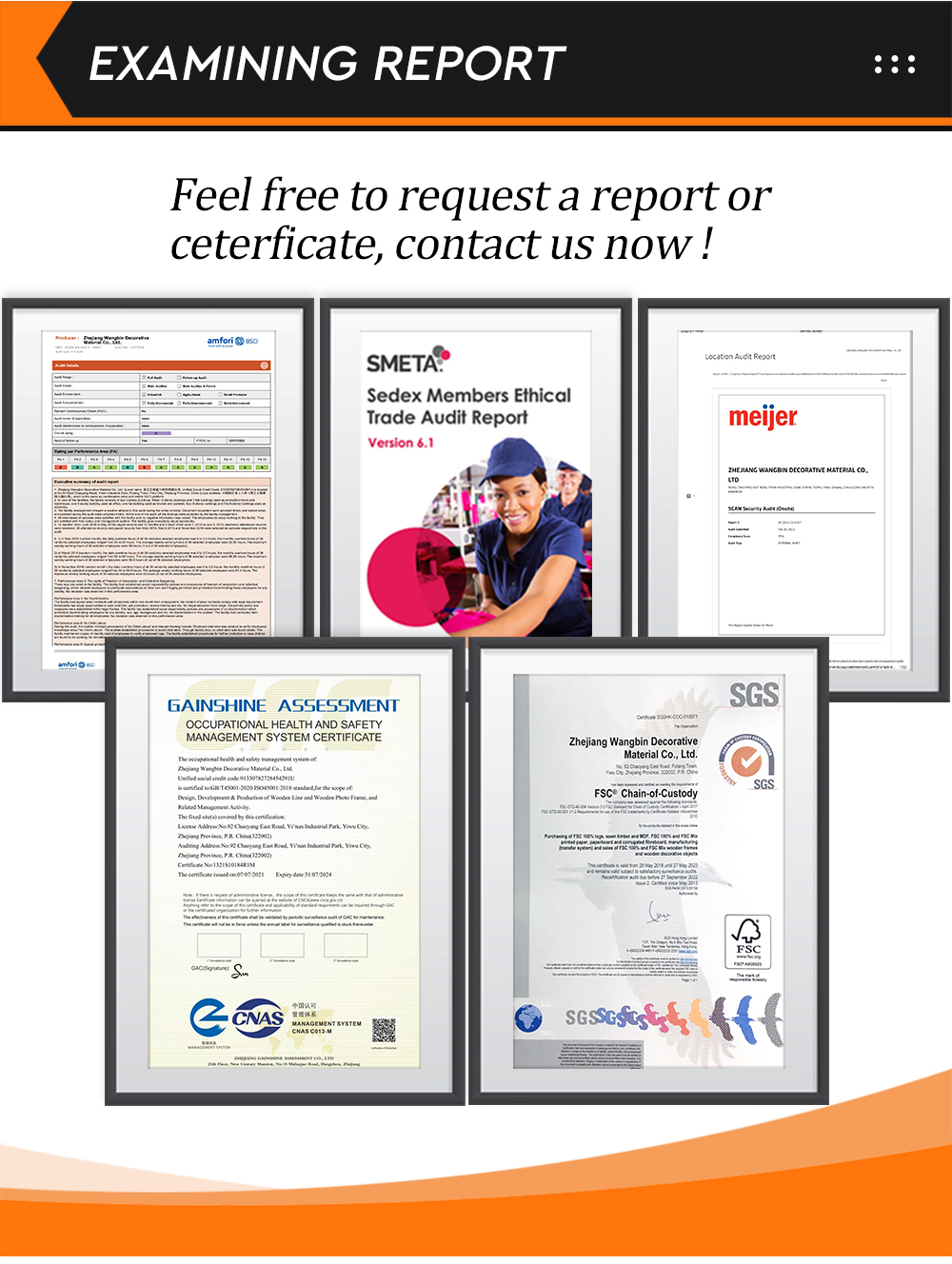 Quality Standard Certificate
