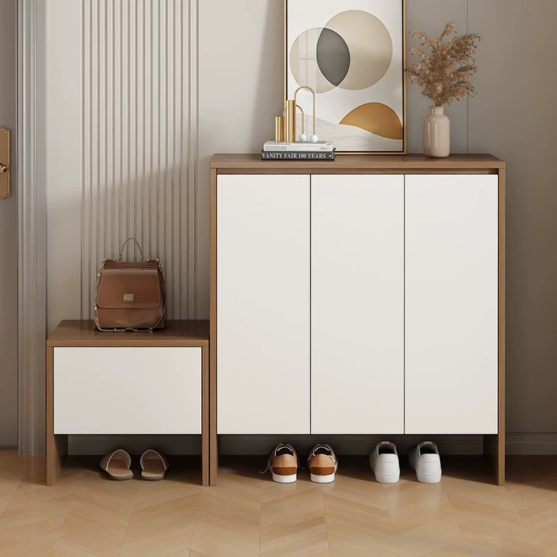 Stylish Compact Shoe Storage Cabinet for Entryway Organization