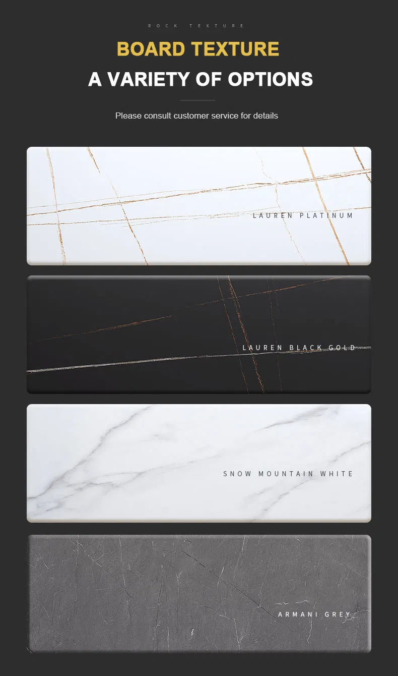 Available marble texture options