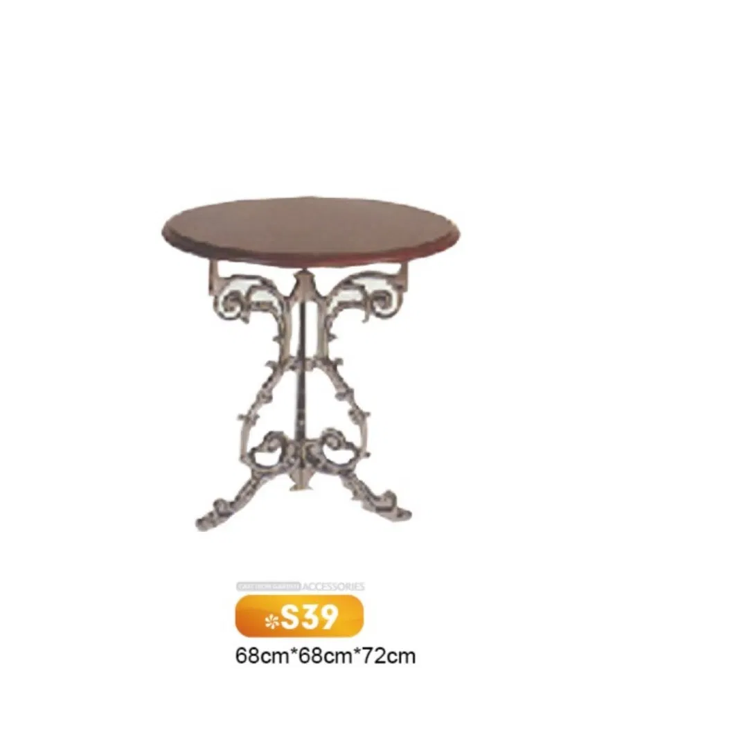 Decor Accent Cast Iron Garden Table Suitable for Outdoor Use