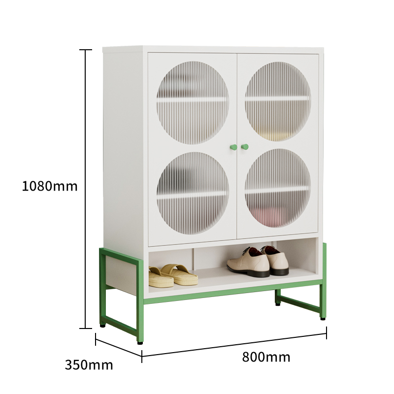 Modern Furniture White Multipurpose Metal Shoe Cabinet for Living Room, Bed Room,Entryway,Hallway,Closet,Apartment