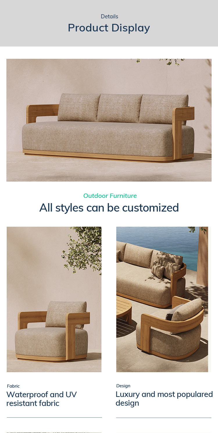 Outdoor sofa set detail 4