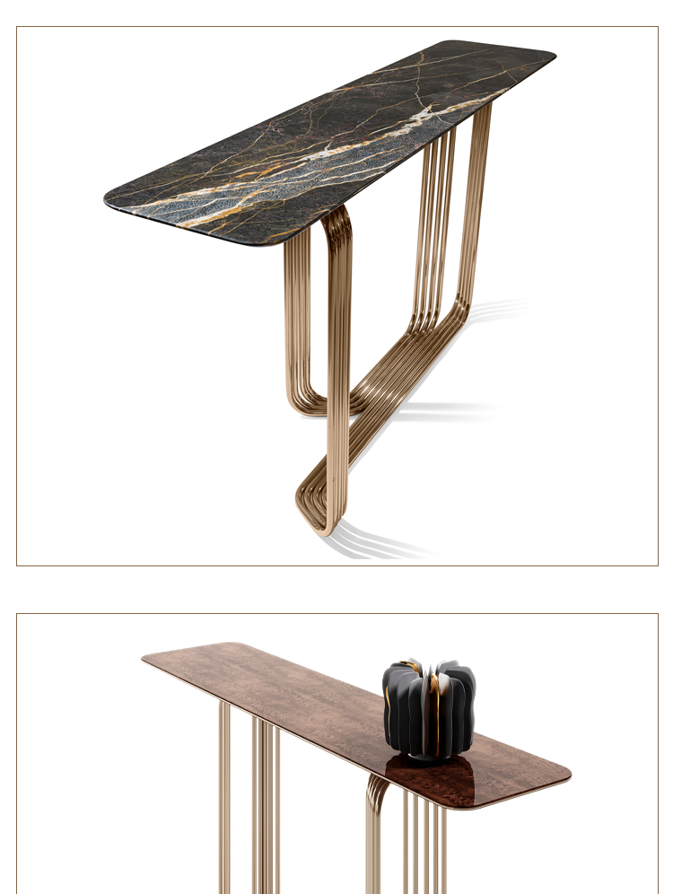 Marble entrance table design 6
