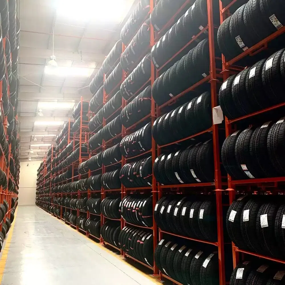 Durable Tire Storage Heavy Load Steel Powder Coating Rack for Easy Organization