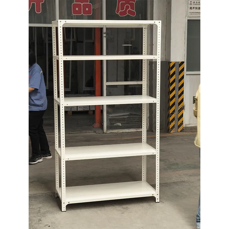 Sleek Black Adjustable 5-Tier Storage Rack for Home Organization