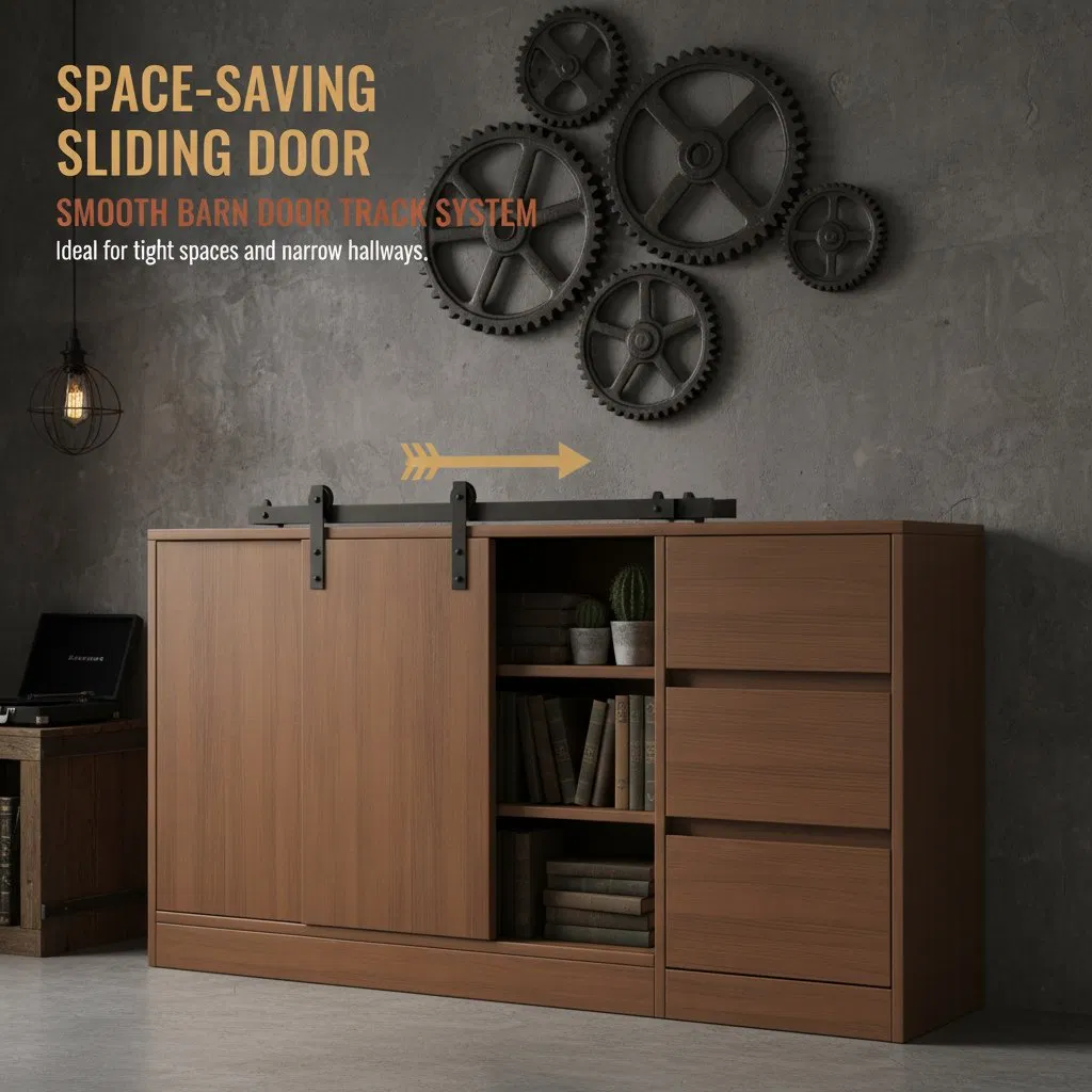 Multi-Scene Wooden Storage Unit for Entryway Indoor Organization Furniture