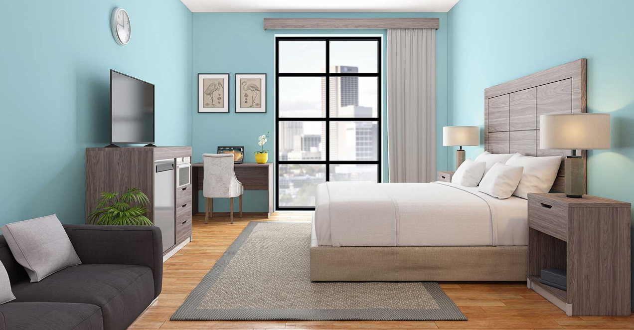Factory Custom Commercial Modern Quality Inn Hotel Furniture