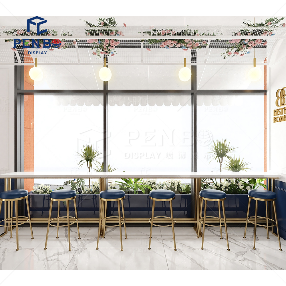 High-End Restaurant Furniture Set Soild Wood Metal Fram Dining Room Furniture Lighting Restaurant Decoration Interior