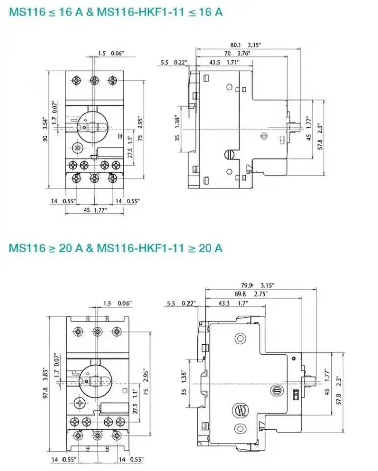 Installation Dimensions