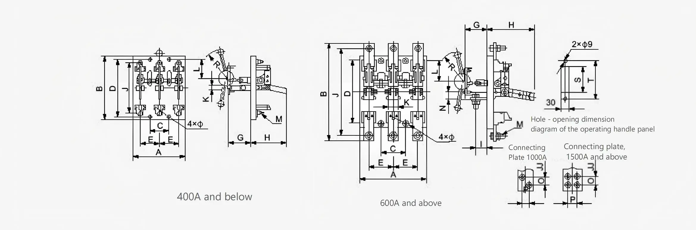 HS13BX Dimensions Diagram