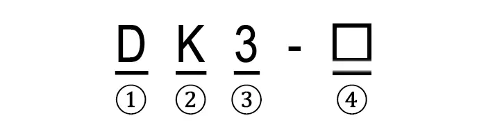 JBK3-5 Designation