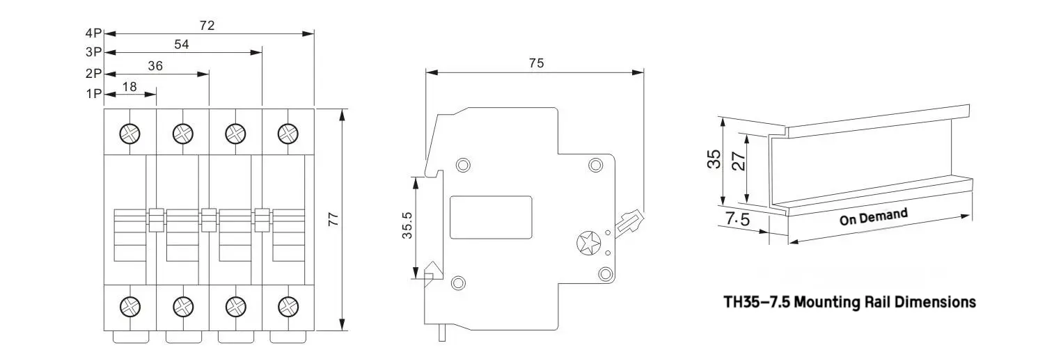Installation Dimensions