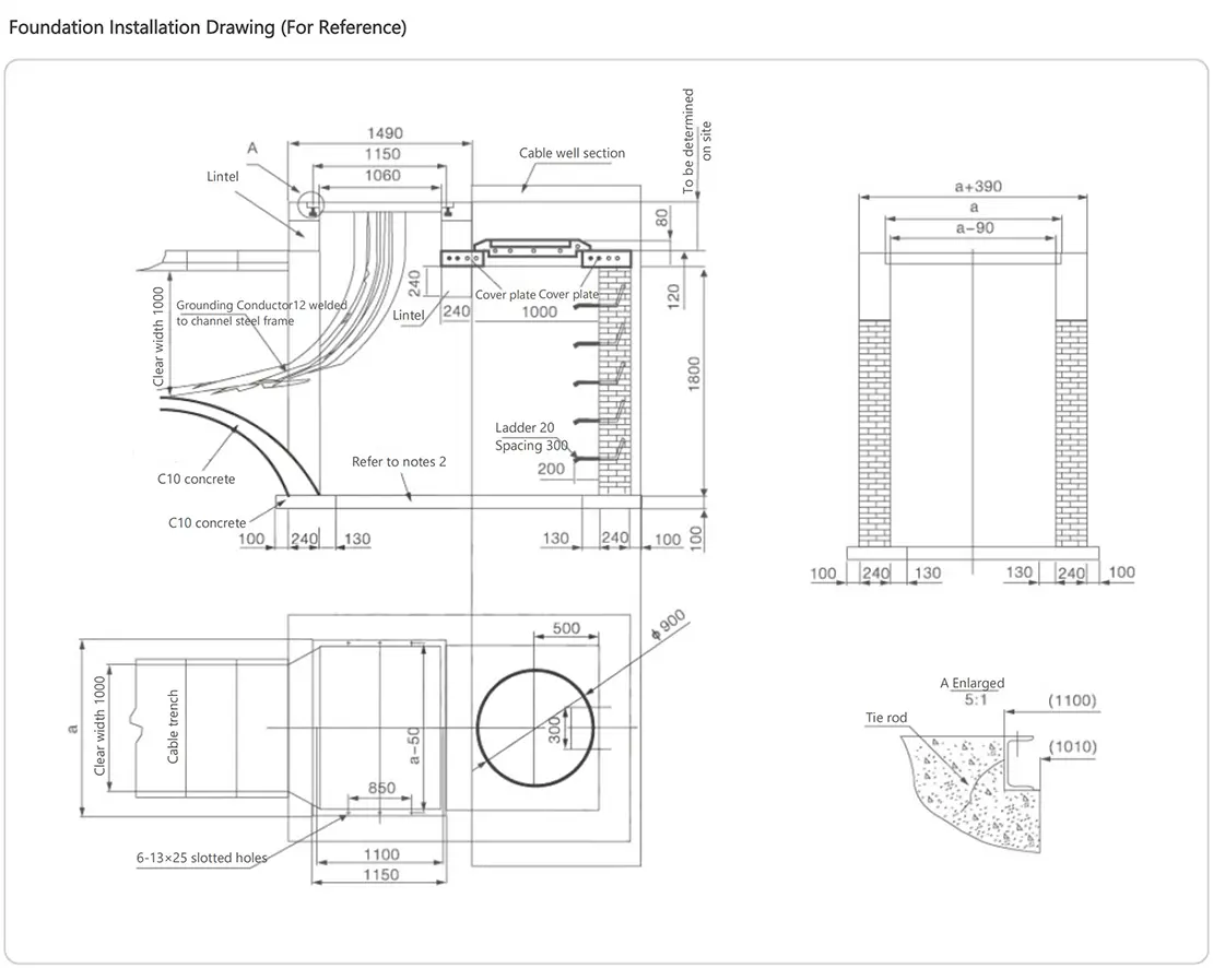 Foundation Installation Drawing