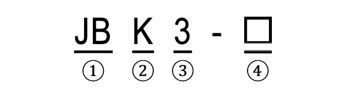 JBK3-4 Designation