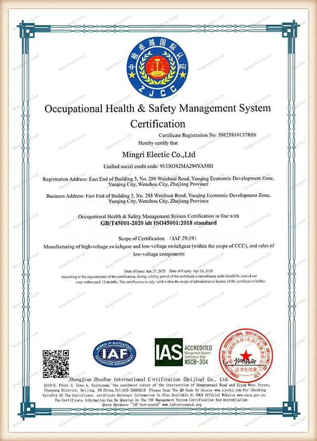 ISO Quality Certificate 6