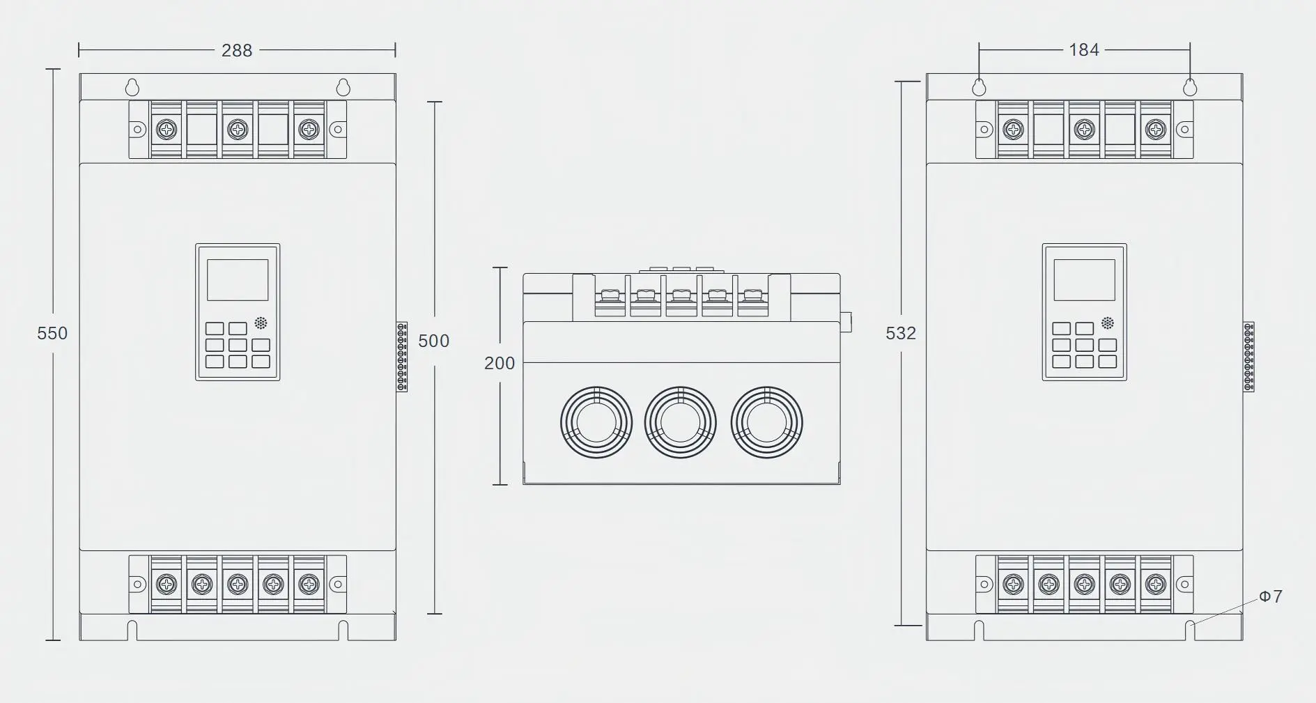 Outline and Installation Dimension