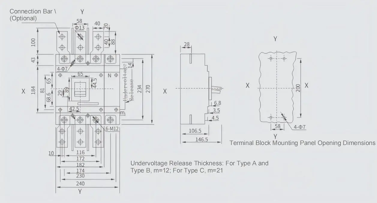 SJKM3E-630-800 Wiring