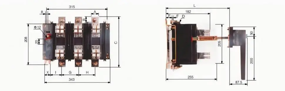 HH15-630 Dimensions