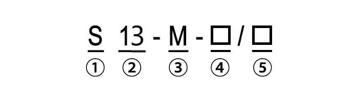 S13-M-3 Type Designation
