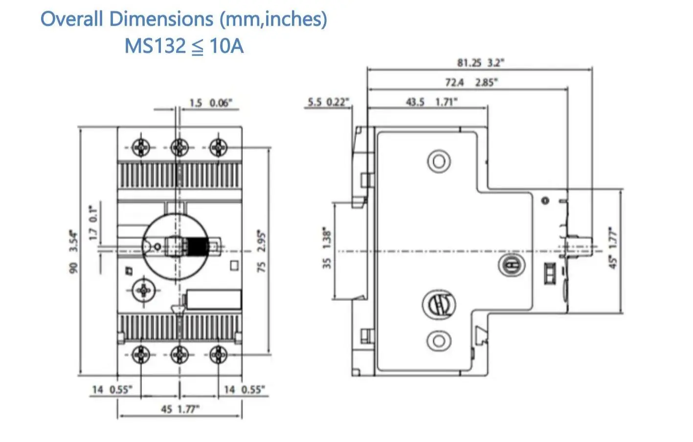 Installation Dimensions
