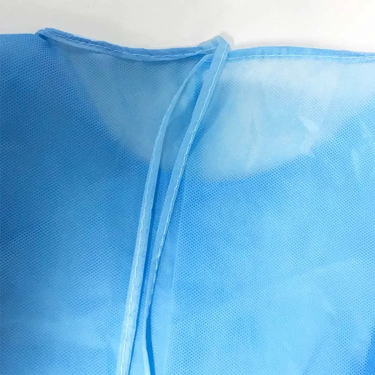 طبي PP30g معقم أو غير معقم 115*137cm عباءة عزل يمكن التخلص منها من قبل المريض