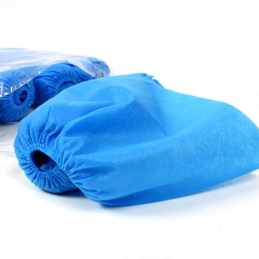 أغطية أحذية طبية جراحية disposable مضادة للانزلاق ومضادة للكهرباء الساكنة مصنوعة من غير المنسوجات/البولي بروبيلين/البولي إيثيلين/البولي كلوريد الفينيل مع شهادة CE/ISO