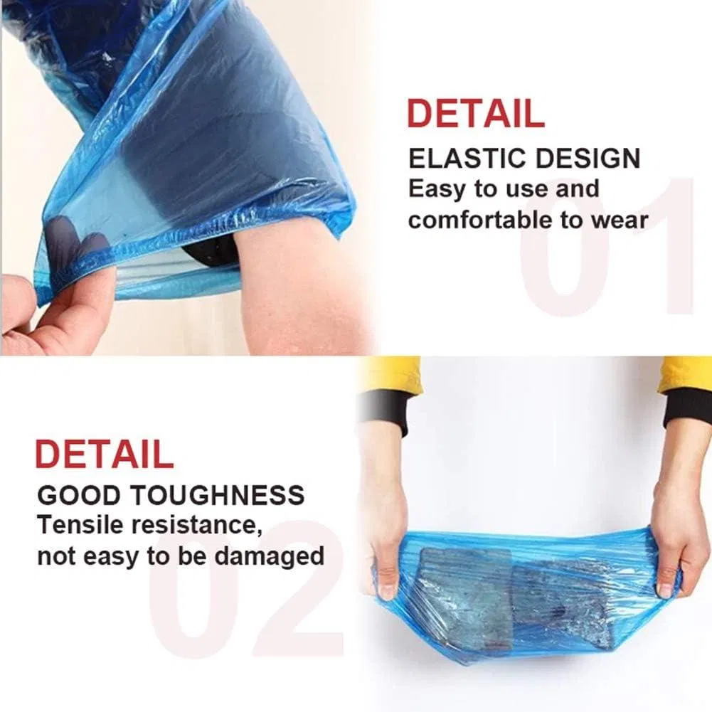 أكمام بلاستيكية disposable من البولي إيثيلين 2000PCS