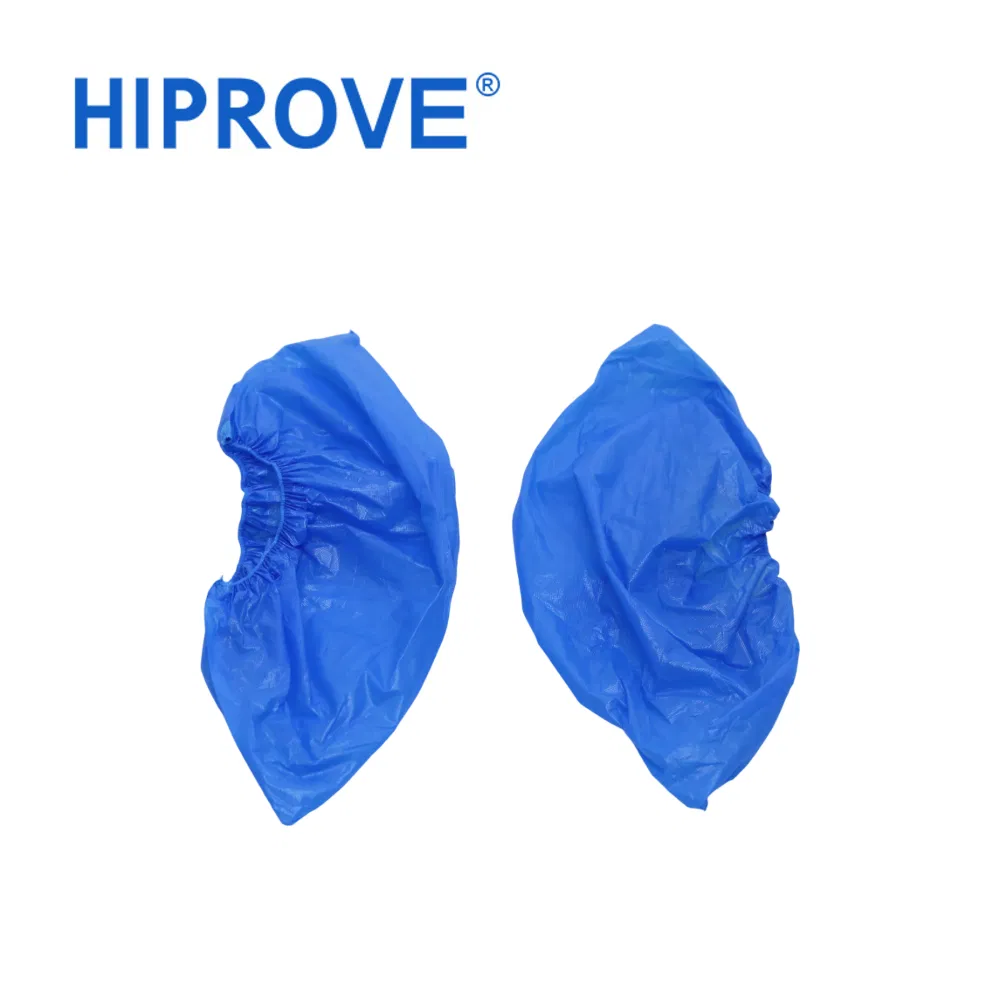 غطاء حذاء طبي من CPE/PP الأزرق 25g-60g خفيف الوزن واقي معقم دعم OEM معتمد CE ISO
