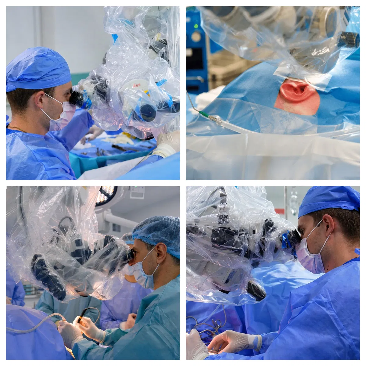 غطاء جراحي disposable للميكروسكوب مع عدسة مائلة لأنظمة لايكا وزيس