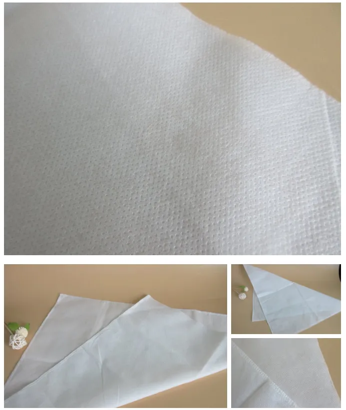 غطاء وسادة disposable من غير المنسوجات باللونين الأبيض والأزرق