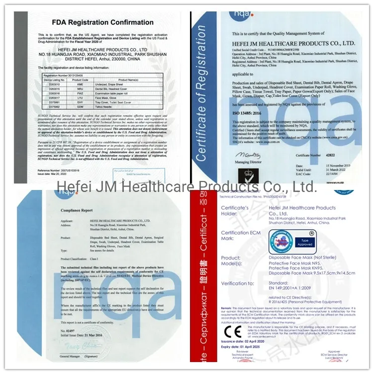 شهادات الأغطية الواقية