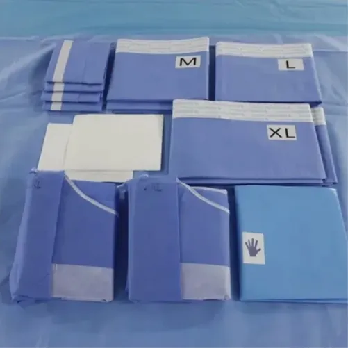 غطاء جراحي معقم من غير المنسوجات للاستخدام الطبي disposable معتمد بشهادة CE