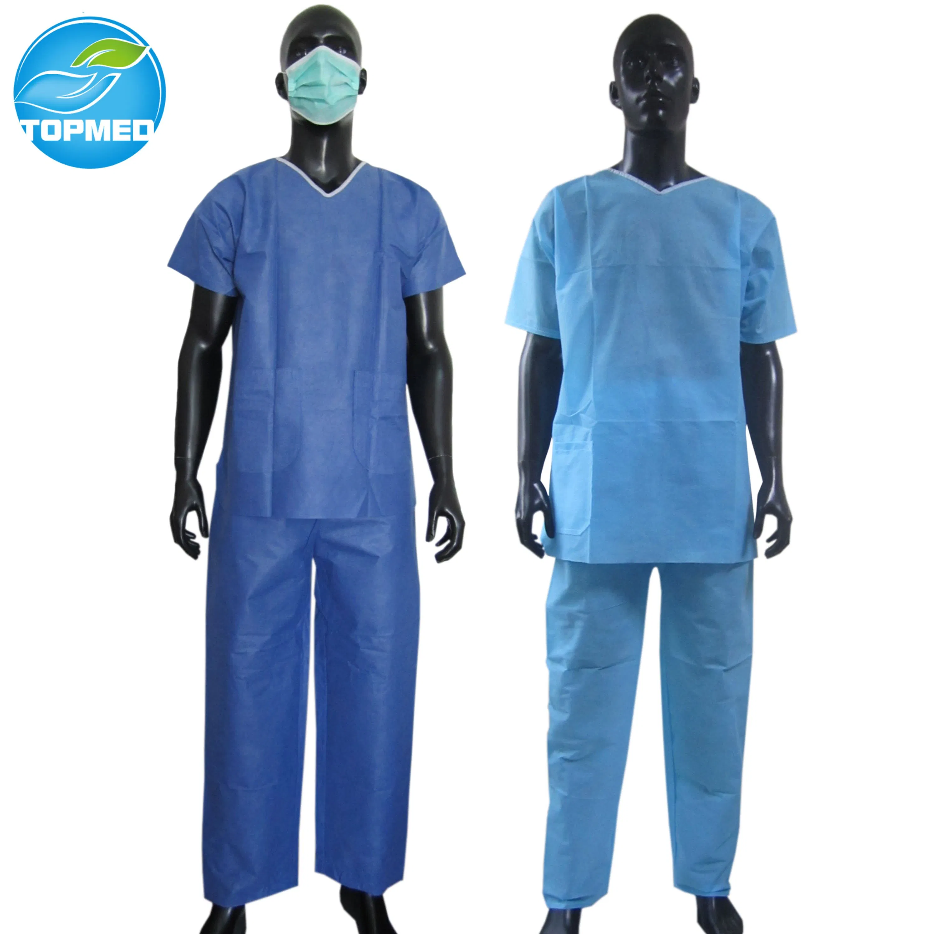 بدلة مستشفى غير منسوجة disposable للمرضى