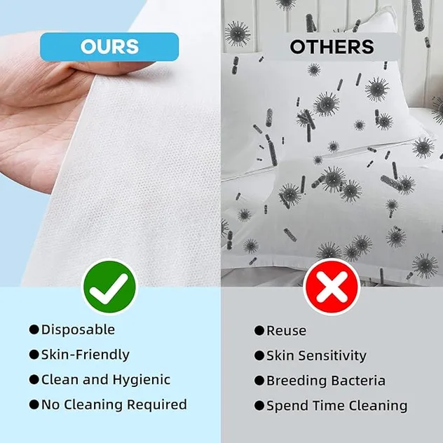 غطاء وسادة بلاستيكي disposable للاستخدام الطبي في المستشفيات