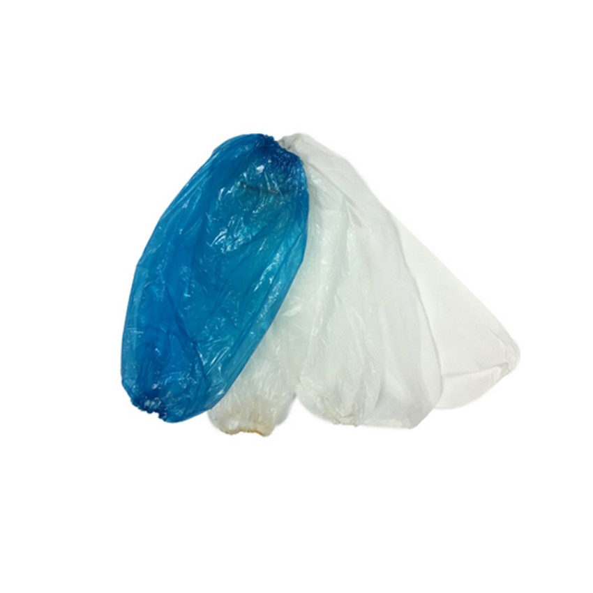 أغطية أذرع واقية disposable من البولي إيثيلين مقاومة للماء للحفاظ على النظافة والسلامة