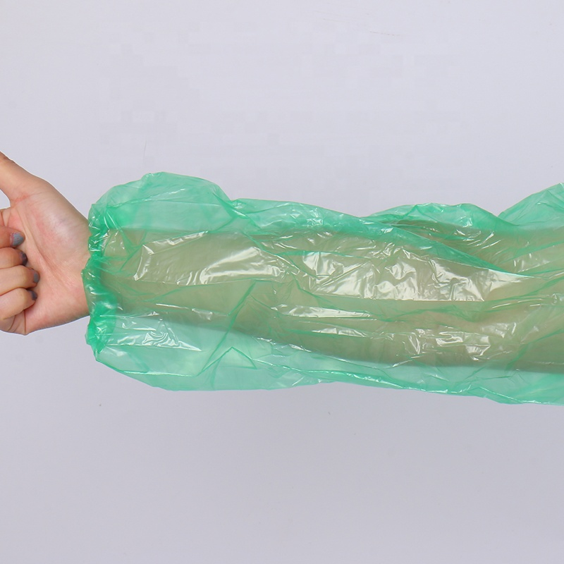 غلاف كم طبي disposable من مادة PE CPE مقاوم للماء للمعايير العليا