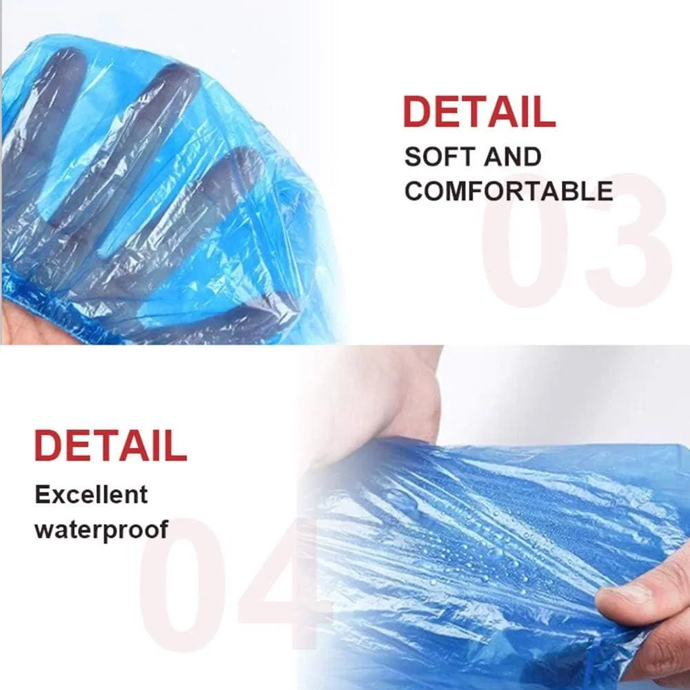 أكمام بلاستيكية disposable من البولي إيثيلين 2000PCS