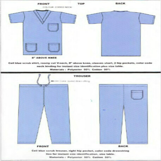 تصاميم بدلات scrubs القطنية الساخنة لي (لي-سي إس إس-بي-م)