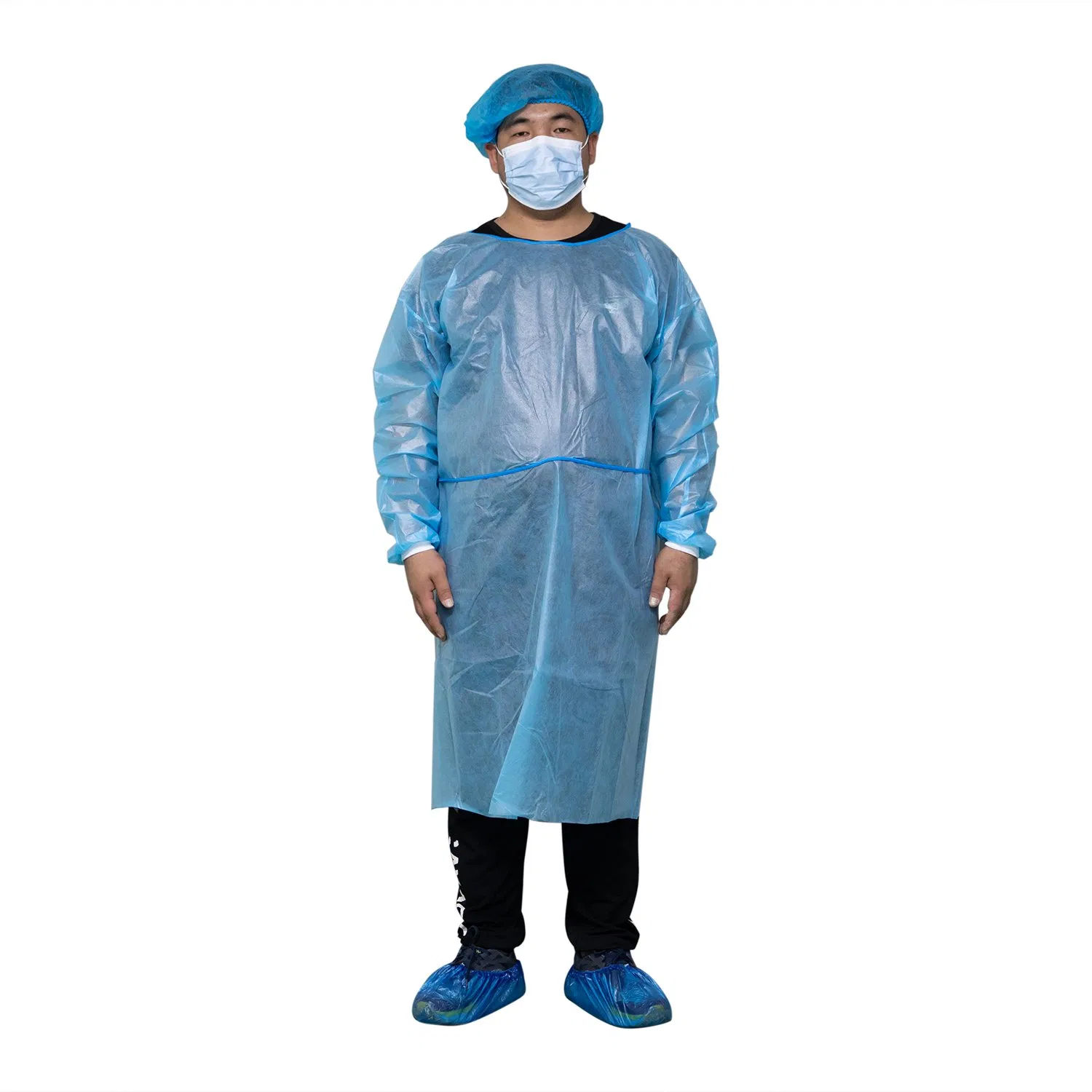 إمدادات المصنع بدلة عزل واقية معقمة يمكن التخلص منها بالجملة 1 2 3