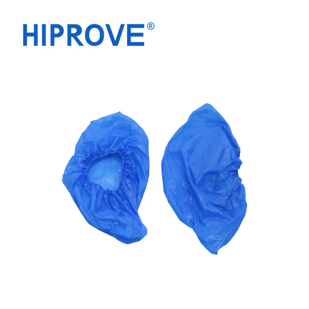 غطاء حذاء طبي من CPE/PP الأزرق 25g-60g خفيف الوزن واقي معقم دعم OEM معتمد CE ISO