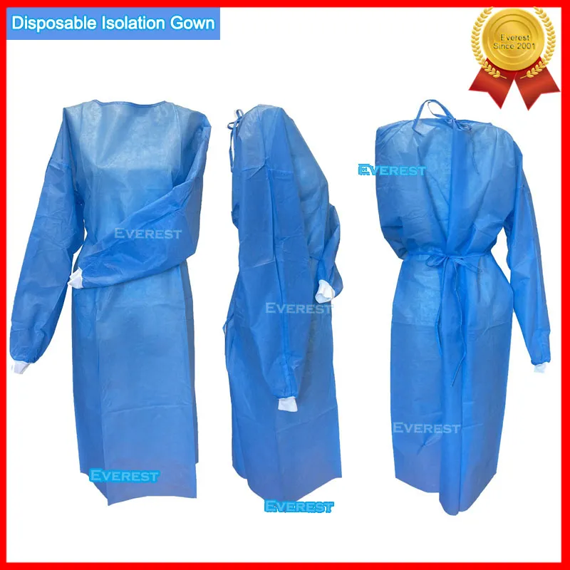 فستان عزل غير منسوج وقائي disposable