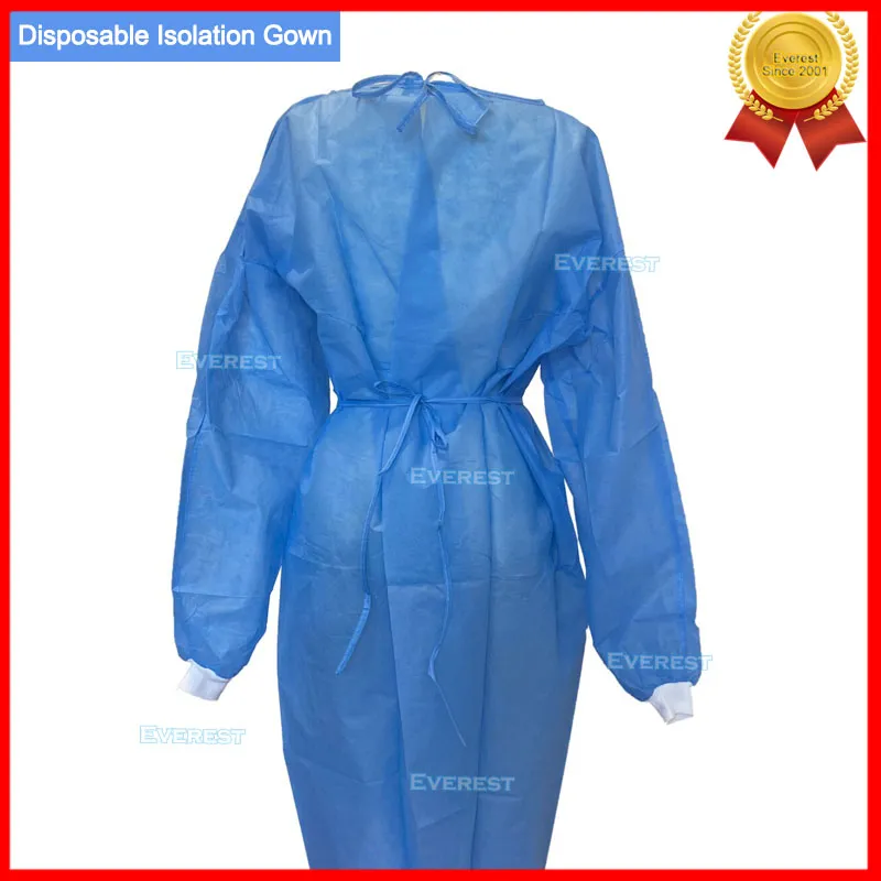 فستان عزل غير منسوج وقائي disposable