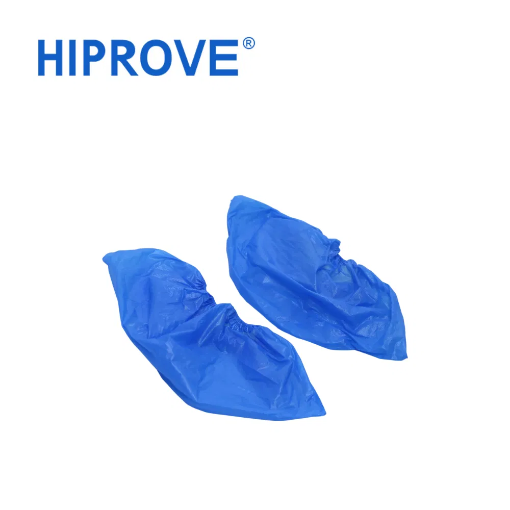 غطاء حذاء طبي من CPE/PP الأزرق 25g-60g خفيف الوزن واقي معقم دعم OEM معتمد CE ISO