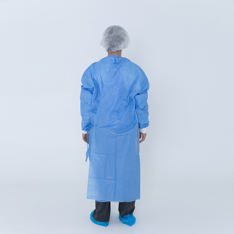 عباءة جراحية واقية طبية disposable مقاومة للماء، عباءة عزل، معطف مختبر، غطاء كامل للاستخدام من قبل الأطباء والجراحين والمرضى والزوار في المستشفيات