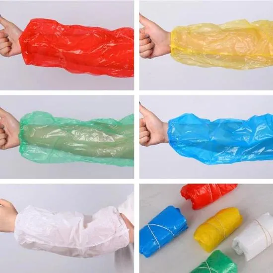 أكمام بلاستيكية disposable من البولي إيثيلين 2000PCS