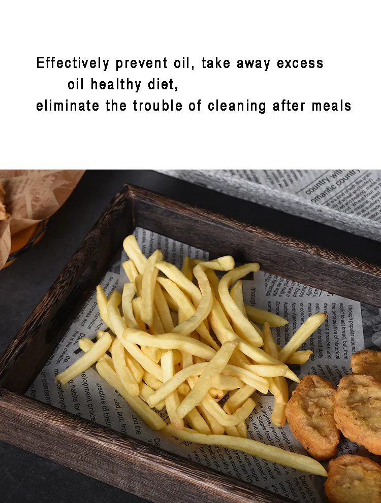 ورق تغليف همبرغر مقاوم للدهون