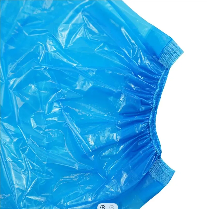 شهادة إدارة الغذاء والدواء أكمام بلاستيكية قابلة للاستخدام مرة واحدة مقاومة للماء ومضادة للتلوث