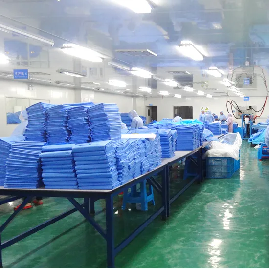 أدوات طبية جراحية disposable مستوى 1/2/3/4 مستشفى الأسنان عملية حماية المريض ثوب عزل معزز غير منسوج من البولي بروبيلين معقم SMS