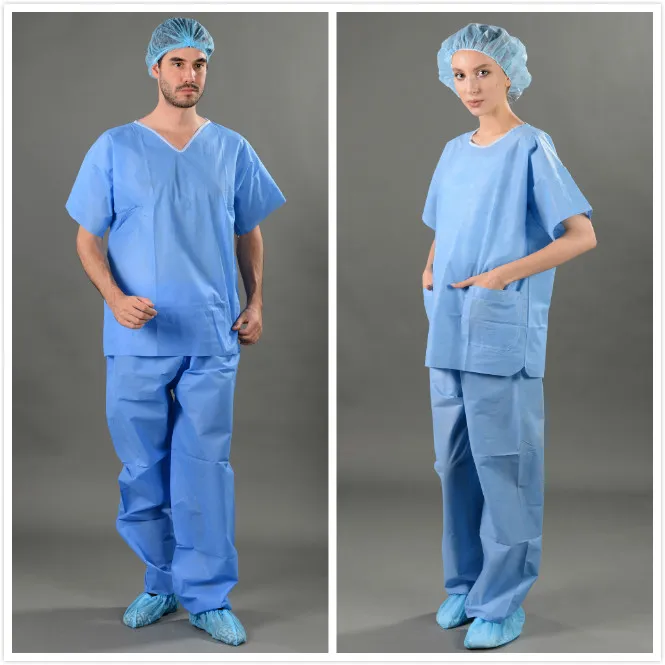 بدلة مستشفى غير منسوجة disposable للمرضى